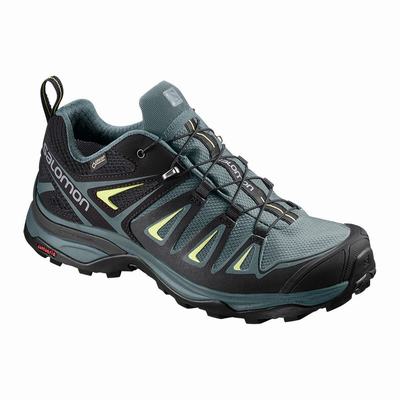 Salomon X ULTRA 3 GORE-TEX - Naisten Vaelluskengät - Vihreä/Mustat